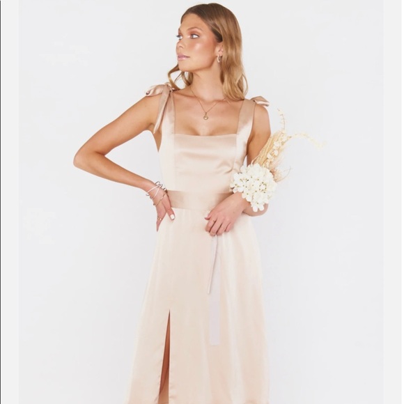 Show Me Your MuMu Dresses & Skirts - Show Me Your MuMu Cream Midi Dress